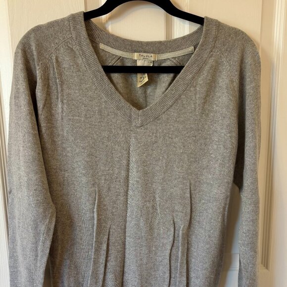 Talula Angora and Cashmere V-Neck Sweater - Picture 1 of 4